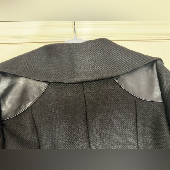 Mackage Will Blend/Leather Accent Belted Coat (Like New) - Picture 6 of 10